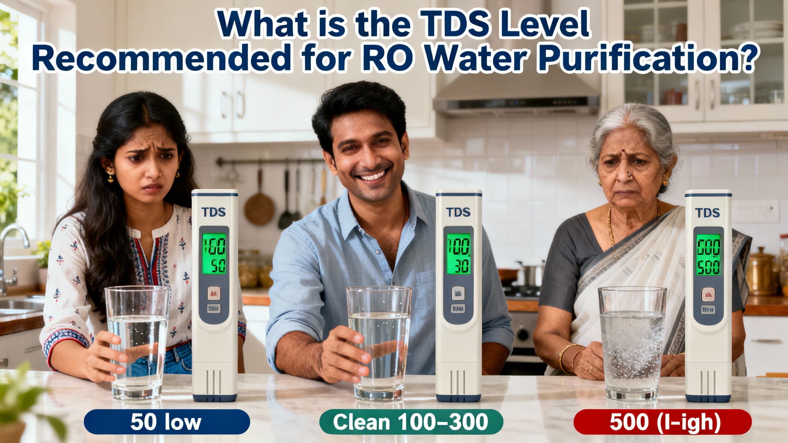 What is the TDS Level Recommended for RO Water Purification