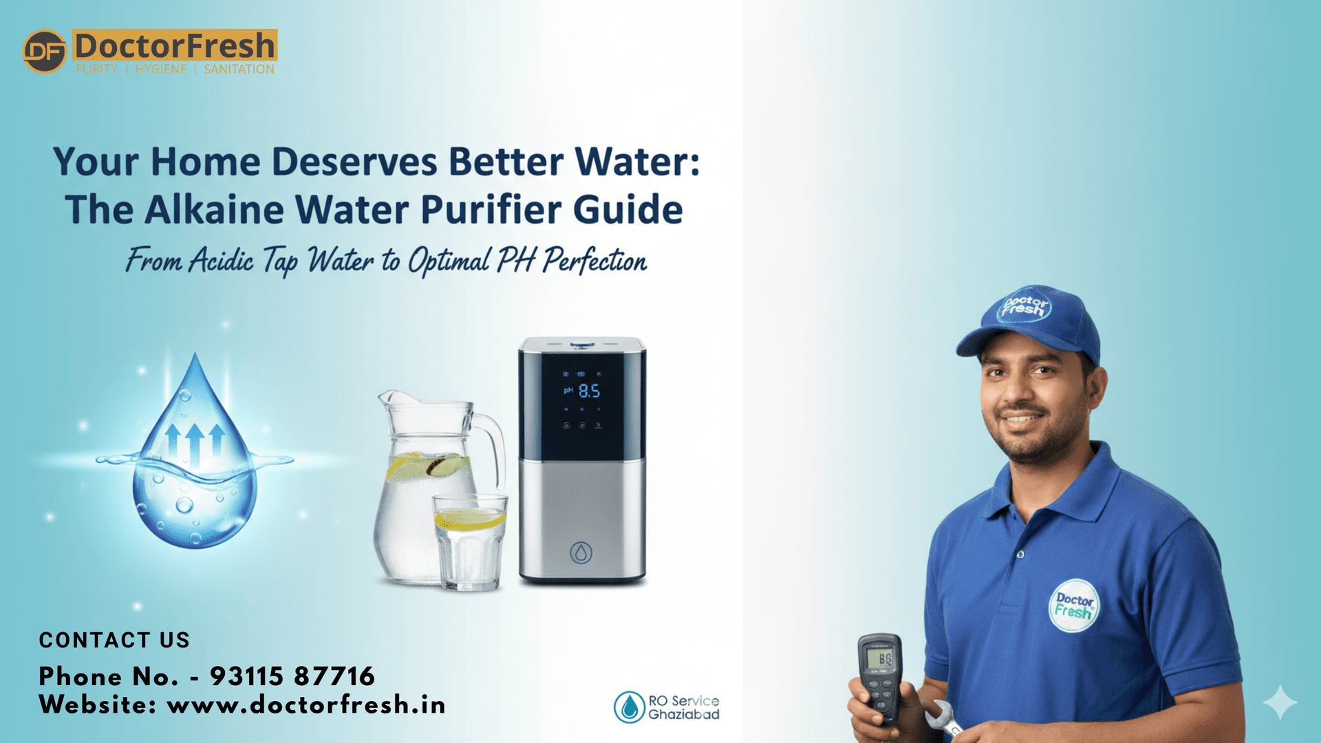 Understanding Alkaline Water Purification - RO Service in Ghziabad