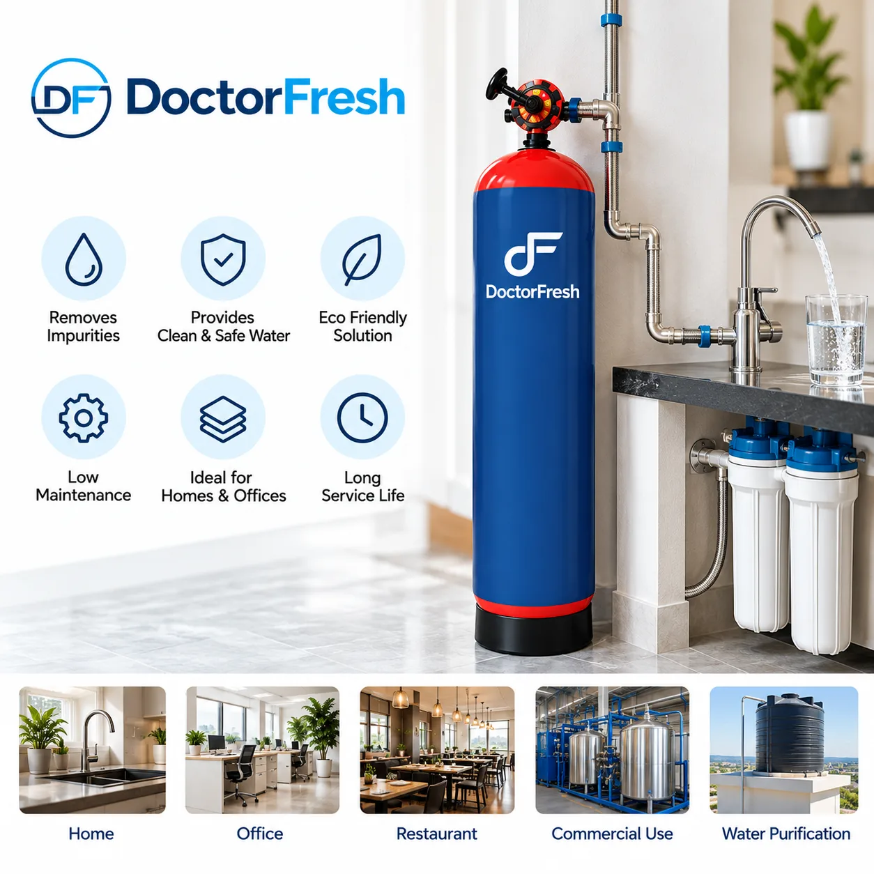 Doctor Fresh Water Softener - 25 Litre — features Doctor Fresh Water Softener - 25 Litre — features