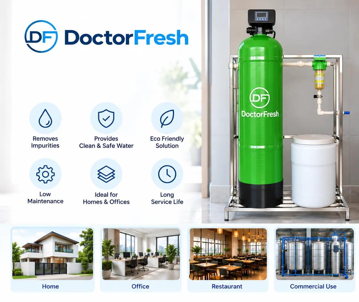 Doctor Fresh Water Softener - 50 Litre — features Doctor Fresh Water Softener - 50 Litre — features