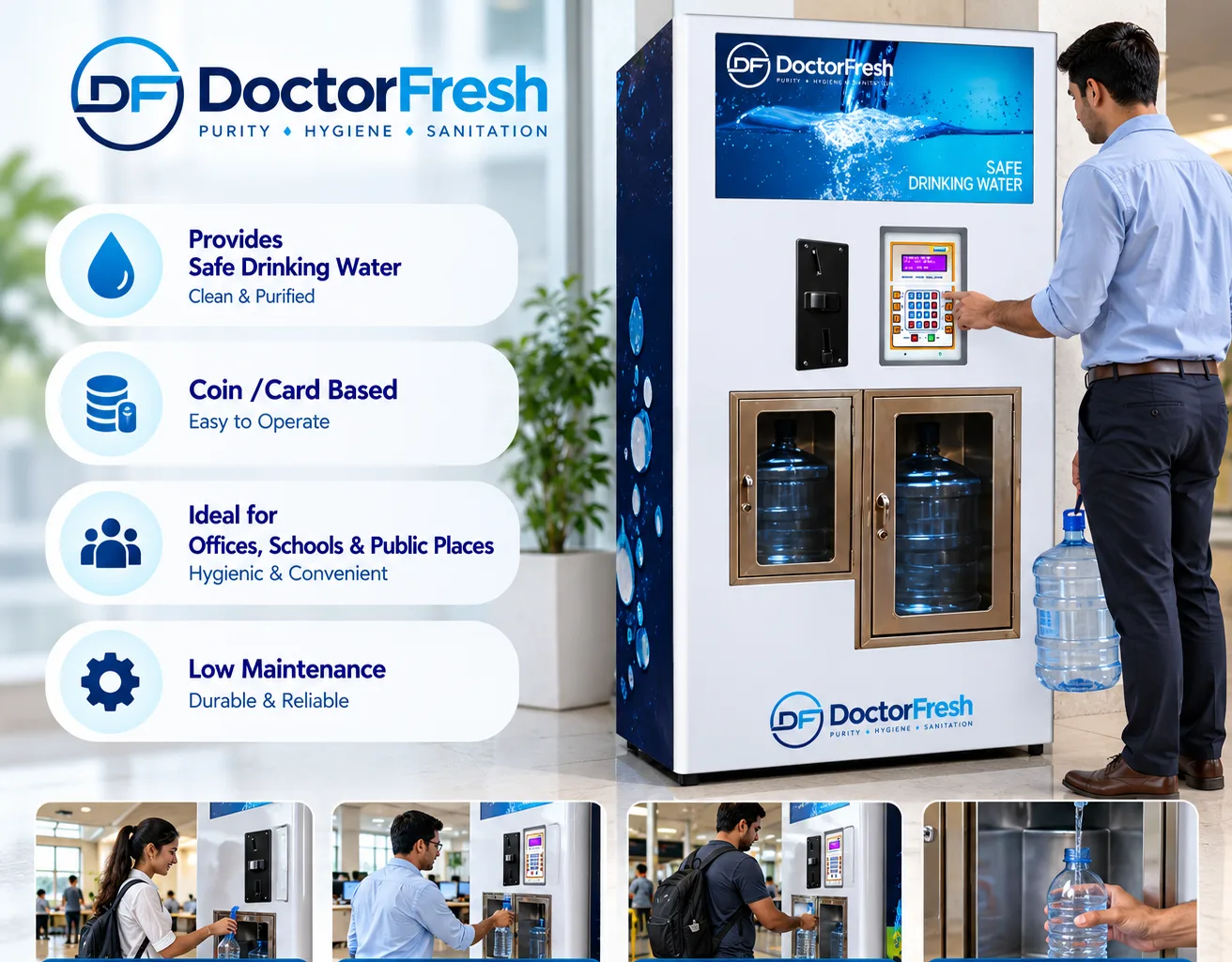 Doctor Fresh Mini Water ATM — features Doctor Fresh Mini Water ATM — features