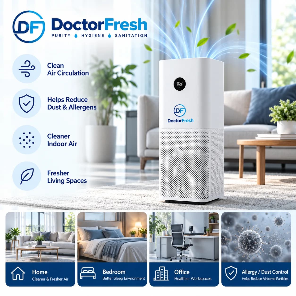 Doctor Fresh Air Purifier – B Model — features Doctor Fresh Air Purifier – B Model — features