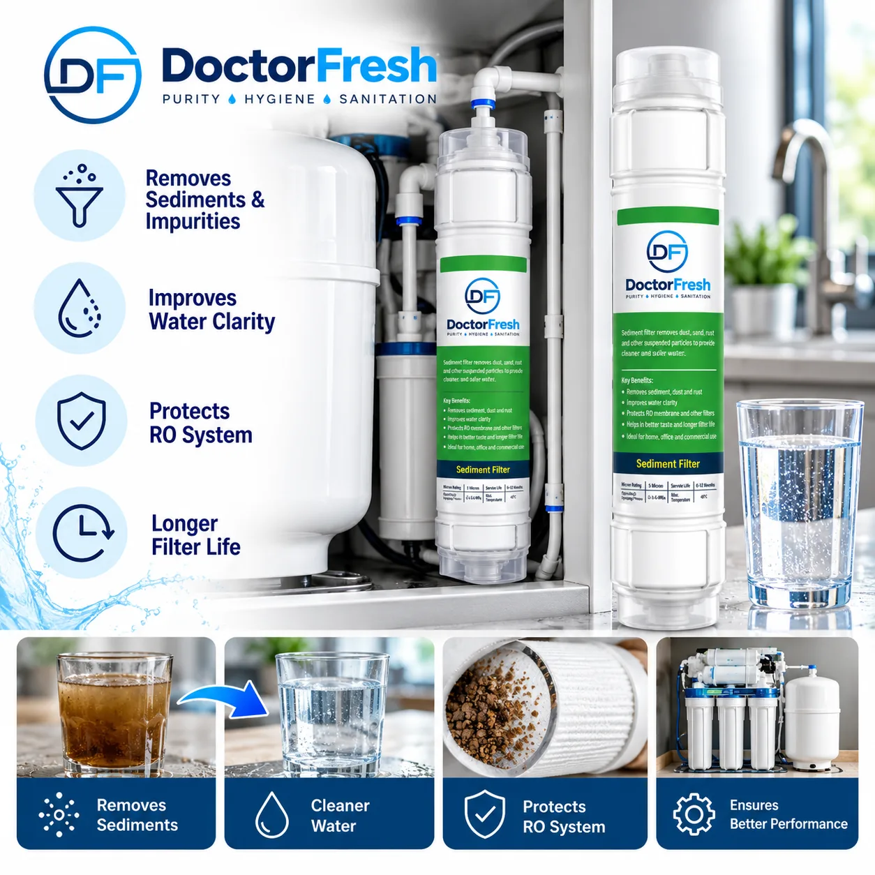 Doctor Fresh RO Membrane — features Doctor Fresh RO Membrane — features