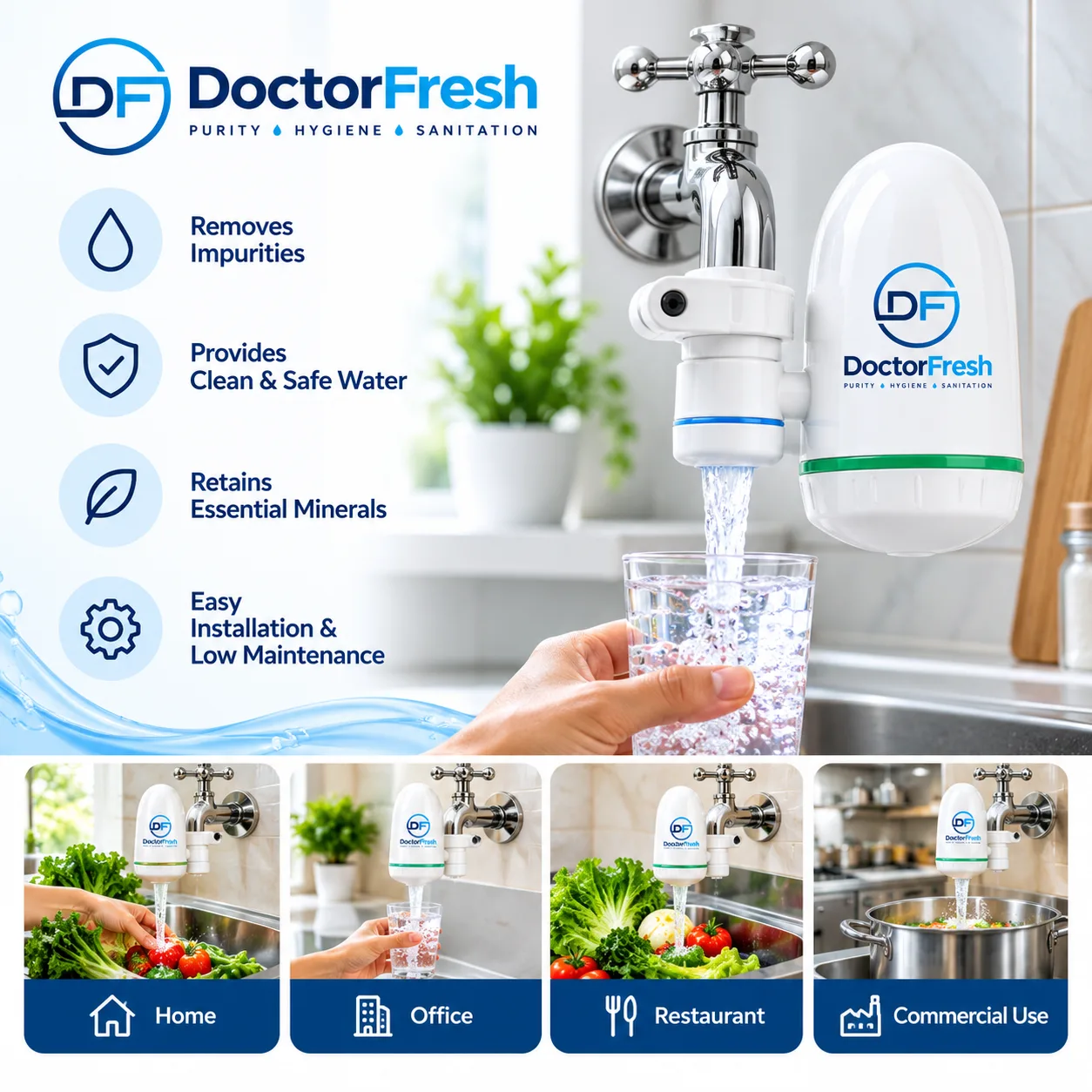 Doctor Fresh - Tap Water Purifier — features Doctor Fresh - Tap Water Purifier — features