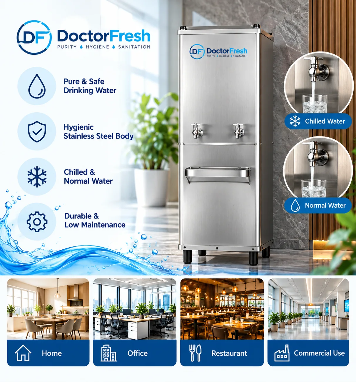 Water Cooler with Purifier — features Water Cooler with Purifier — features