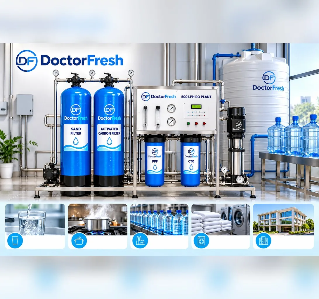 Doctor Fresh 500 LPH RO Plant - Silver (RO) — features Doctor Fresh 500 LPH RO Plant - Silver (RO) — features