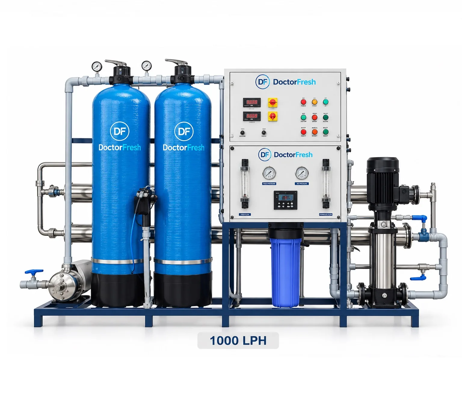 Doctor Fresh 2000 LPH RO Plant - Silver(RO) Doctor Fresh 2000 LPH RO Plant - Silver(RO)