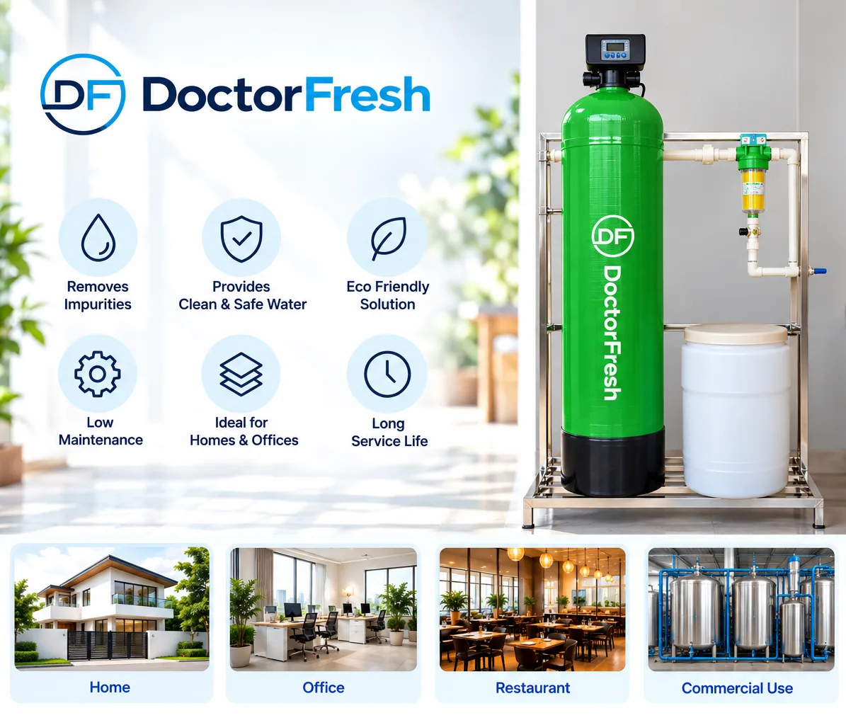 Doctor Fresh Water Softener - 75 Litre — features Doctor Fresh Water Softener - 75 Litre — features