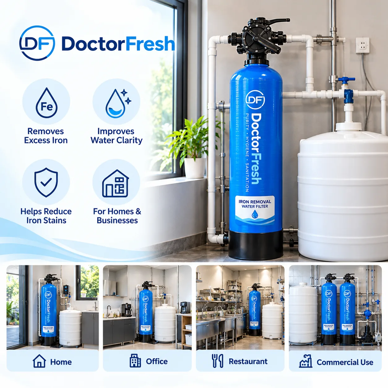 Doctor Fresh Iron Removal Filter — features Doctor Fresh Iron Removal Filter — features
